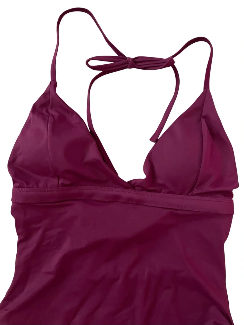 Andie Lagos One-Piece Swimsuit in Plum NWT